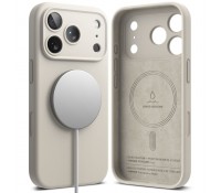 Θήκη Ringke Silicone Magnetic MagSafe για iPhone 17 Pro Stone