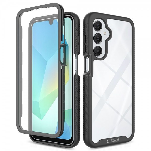 Θήκη Tech-Protect Defense360 με Προστασία Οθόνης για Samsung Galaxy A17 (4G/5G) Μαύρη