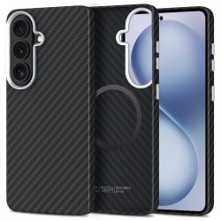 Θήκη Tech-Protect Ion Carbon MagSafe για Samsung Galaxy S26 - Μαύρο/Ασημί