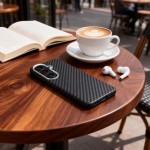 Θήκη Tech-Protect Ion Carbon MagSafe για Samsung Galaxy S26 - Μαύρο/Ασημί