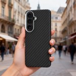 Θήκη Tech-Protect Ion Carbon MagSafe για Samsung Galaxy S26 - Μαύρο/Ασημί