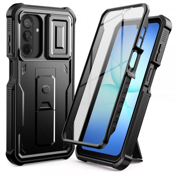 Θήκη Tech-Protect Kevlar Cam+ για Samsung Galaxy A17 4G/5G, Μαύρη Θήκη Tech-Protect Kevlar Cam+ για Samsung Galaxy A17 4G/5G, Μαύρη