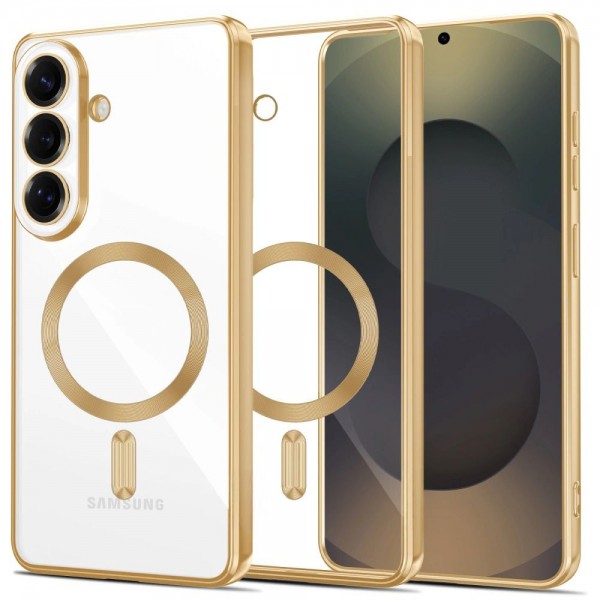 Θήκη Tech-Protect MagFlex για Samsung Galaxy S26 - Διάφανη/Χρυσή