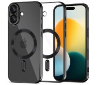 Θήκη Tech-Protect MagFlex MagSafe για iPhone 17 - Μαύρη Διάφανη