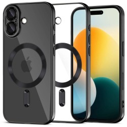 Θήκη Tech-Protect MagFlex MagSafe για iPhone 17 - Μαύρη Διάφανη