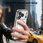 Θήκη Tech-Protect MagFlex MagSafe για iPhone 17 Pro - Διάφανη Ασημί