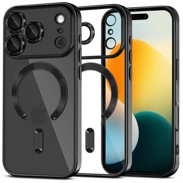 Θήκη Tech-Protect MagFlex MagSafe για iPhone 17 Pro Max - Μαύρο/Διαφανές