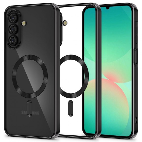 Θήκη Tech-Protect MagFlex MagSafe για Samsung Galaxy A17 4G/5G, Διάφανη/Μαύρη