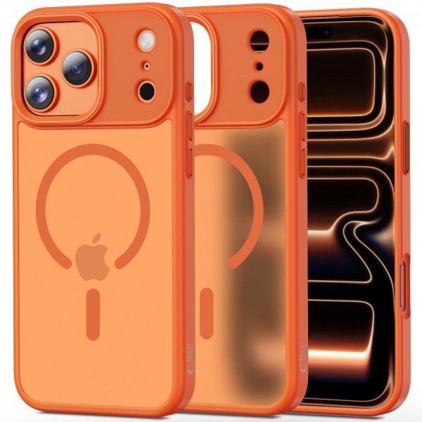 Θήκη Tech-Protect Magmat MagSafe για iPhone 17 Pro Matte Cosmic Orange