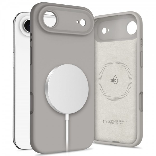 Θήκη Tech-Protect Silicone MagSafe για iPhone 17 Air - Stone Grey