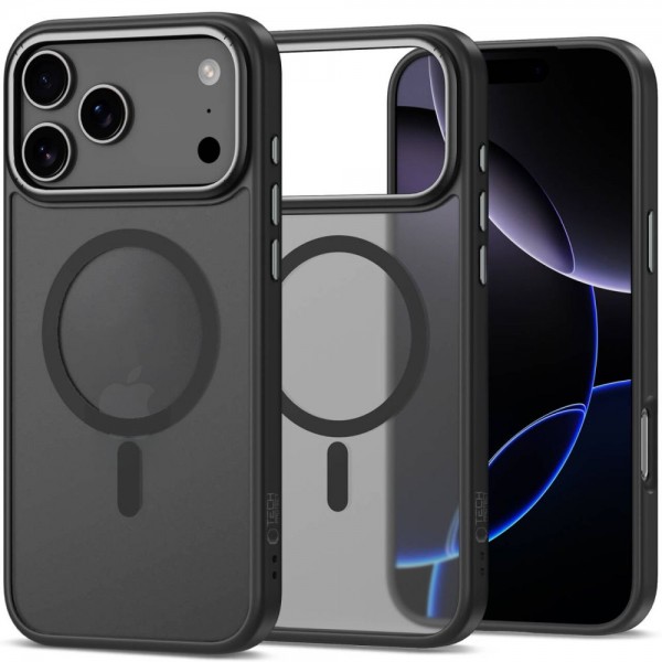 Θήκη Tech-Protect TP CamEdge MagSafe για iPhone 17 Pro Matte Black/Gunmetal