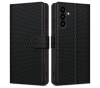 Θήκη Tech-Protect Wallet RS Μαύρο-Κόκκινο για Samsung Galaxy A56 5G