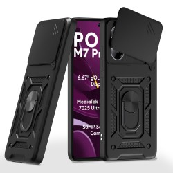 Θήκη Techsuit CamShield για Xiaomi Poco M7 Pro 5G - Μαύρο