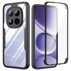 Θήκη Techsuit ColorVerse 360 + Προστατευτικό Οθόνης για Xiaomi Redmi Note 15 Pro Plus 5G / POCO M8 Pro 5G (Διαφανές με Μαύρο Πλαίσιο)