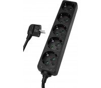 POWERTECH αντάπτορας ρεύματος PT-870, 5x schuko, 16A, 1,5m, μαύρος
