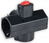 SONORA CPAB301| Αντάπτορας ρεύματος ταφ 3 θέσεων σούκο με διακόπτη on/off