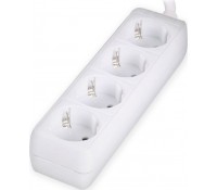 SONORA PSW400, Πολύπριζο 4 θέσεων, με καλώδιο 1.5m σε λευκό χρώμα