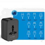 Tech-Protect TA300 Universal Travel Adapter (EU/UK/US/AU, Μαύρο) Tech-Protect TA300 Universal Travel Adapter (EU/UK/US/AU, Μαύρο)