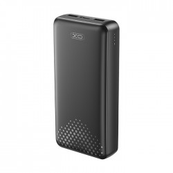 XO PB313 BLACK COLOR| Powerbank 20.000 mAh με 3 θύρες USB (2x USB-A, 1x USB-C), σε μαύρο χρώμα