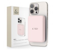 Tech-Protect PB11 Lifemag MagSafe Power Bank 10000mAh, 15W με Θύρα USB-C Ροζ