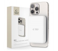 Tech-Protect PB11 Lifemag MagSafe Power Bank 10000mAh, 15W με Θύρα USB-C Λευκό