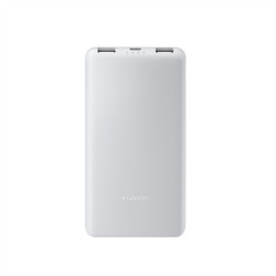 Xiaomi Lite Power Bank 10000mAh 22.5W με 2 Θύρες USB-A και Θύρα USB-C Γκρι
