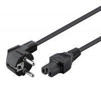 GOOBAY καλώδιο τροφοδοσίας 93277, γωνιακό, 0.75mm², 2m, μαύρο