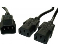 POWERTECH Καλώδιο τροφοδοσίας CAB-P008 F/2xM (3pin), 1.5m