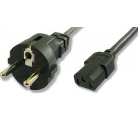 POWERTECH Καλώδιο τροφοδοσίας CAB-P020, 3x 0.75mm, CCS, 1.5m, μαύρο