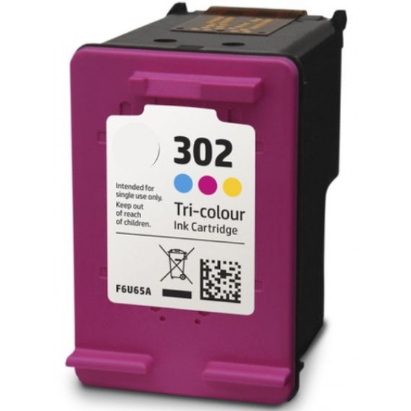 Συμβατό Inkjet για HP 302XL, Color INK-H302CLXL