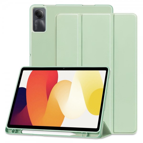Techsuit Flex Trifold – Θήκη Tablet με Θήκη για Γραφίδα για Xiaomi Redmi Pad SE 11", Matcha Green Techsuit Flex Trifold – Θήκη Tablet με Θήκη για Γραφίδα για Xiaomi Redmi Pad SE 11", Matcha Green