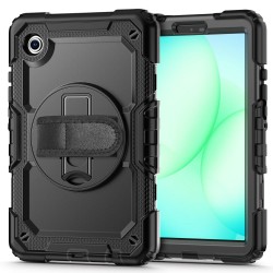 Tech-Protect Solid Θήκη για Samsung Galaxy Tab A9/A11 8.7'' (X110/X115/X133/X135) Μαύρη