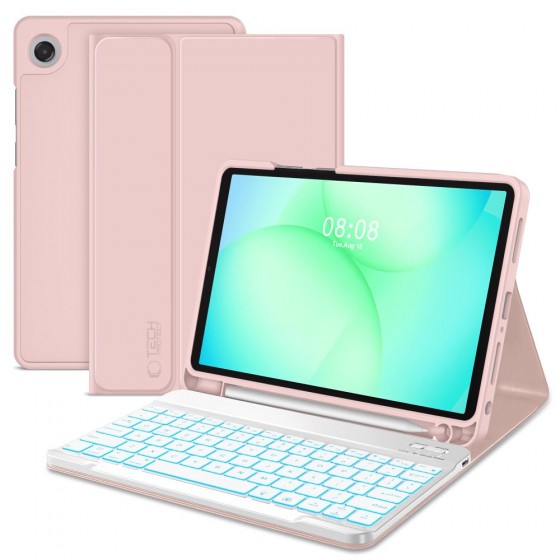 Θήκη Tech-Protect SC με Πληκτρολόγιο και Υποδοχή για Pen για Galaxy Tab A9+ / A11+ 11.0'' Pink