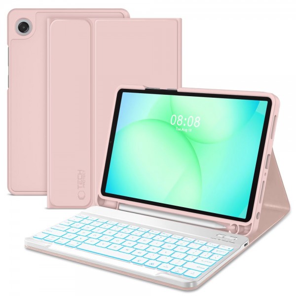 Θήκη Tech-Protect SC με Πληκτρολόγιο και Υποδοχή για Pen για Galaxy Tab A9+ / A11+ 11.0'' Pink Θήκη Tech-Protect SC με Πληκτρολόγιο και Υποδοχή για Pen για Galaxy Tab A9+ / A11+ 11.0'' Pink