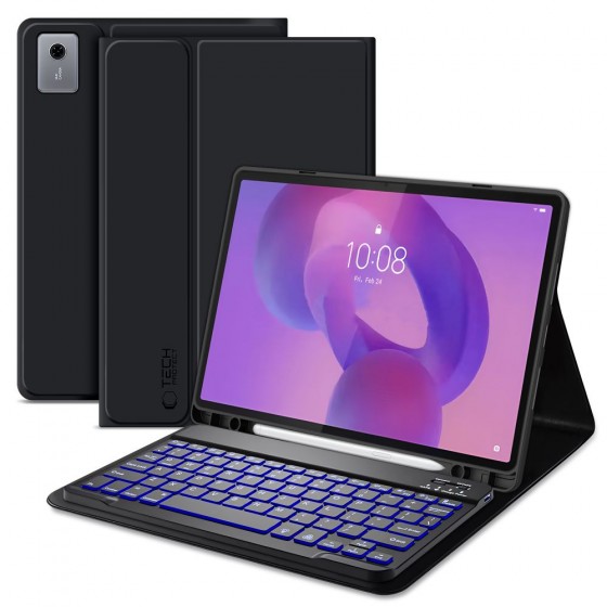 Θήκη Tech-Protect SC Pen + Keyboard για Lenovo Idea Tab Plus 12.1 (TB-361) - Μαύρη
