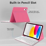 Θήκη Tech-Protect SC Pen + Πληκτρολόγιο Bluetooth για iPad 11" (2025) / iPad 10,9" (2022) - Magenta