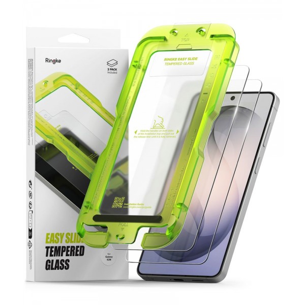 Ringke Easy Slide Tempered Glass 2-Pack για Samsung Galaxy S26