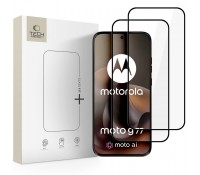 Tech-Protect Glass Fit+ 2-Pack – Tempered Glass για Motorola Moto G67 / G77 / G87 – Μαύρο