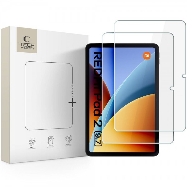 Tech-Protect Glass Fit+ 2-Pack Tempered Glass για Xiaomi Redmi Pad 2 9.7'' Tech-Protect Glass Fit+ 2-Pack Tempered Glass για Xiaomi Redmi Pad 2 9.7''