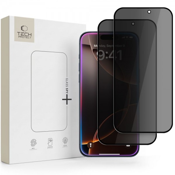 Tech-Protect Glass SPY+ 2-Pack για iPhone 18 Pro Max – Privacy Tech-Protect Glass SPY+ 2-Pack για iPhone 18 Pro Max – Privacy