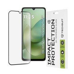 Techsuit 111D Full Cover / Full Glue Προστατευτικό Τζάμι Οθόνης για Motorola Moto G06 / Moto G06 Power – Μαύρο