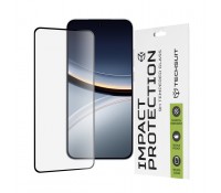 Techsuit 111D Full Cover / Full Glue Tempered Glass για Xiaomi POCO F7 – Μαύρο