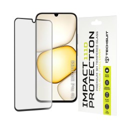 Techsuit 111D Full Cover / Full Glue Προστατευτικό Γυαλί Οθόνης για Realme P4x 4G / P4 Lite 4G – Μαύρο