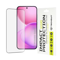 Techsuit 111D Full Cover Full Glue Tempered Glass Προστατευτικό Οθόνης για Oppo Reno16 / Reno16 Pro – Μαύρο