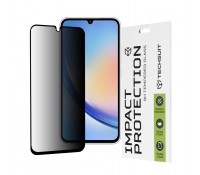 Techsuit Full Glue Privacy Tempered Glass Μαύρο για το Samsung Galaxy A34