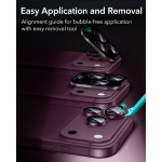 ESR Armorite Προστατευτικό Γυαλί Φακού Κάμερας για Iphone 18 Pro και Iphone18 Pro  Max, Deep Burgundy