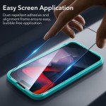 ESR® Shield Tempered Glass 2τμχ Μαύρο για iPhone 15 Pro