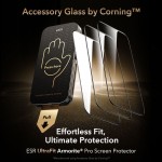 ESR ULTRAFIT ARMORITE PRO TEMPERED GLASS 2-PACK ΓΙΑ IPHONE 16 PRO / 17 BLACK