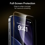 ESR ULTRAFIT ARMORITE PRO TEMPERED GLASS 2-PACK ΓΙΑ IPHONE 16 PRO / 17 BLACK