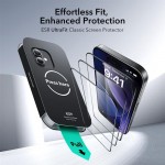 ESR ULTRAFIT TEMPERED GLASS 2-PACK ΓΙΑ IPHONE 16 PRO / 17 BLACK